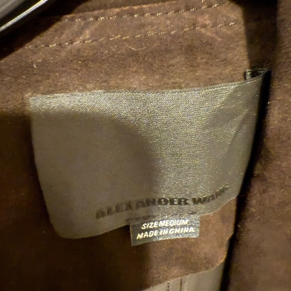 Chocolate Brown Suede Jacket - Picture 2 of 2